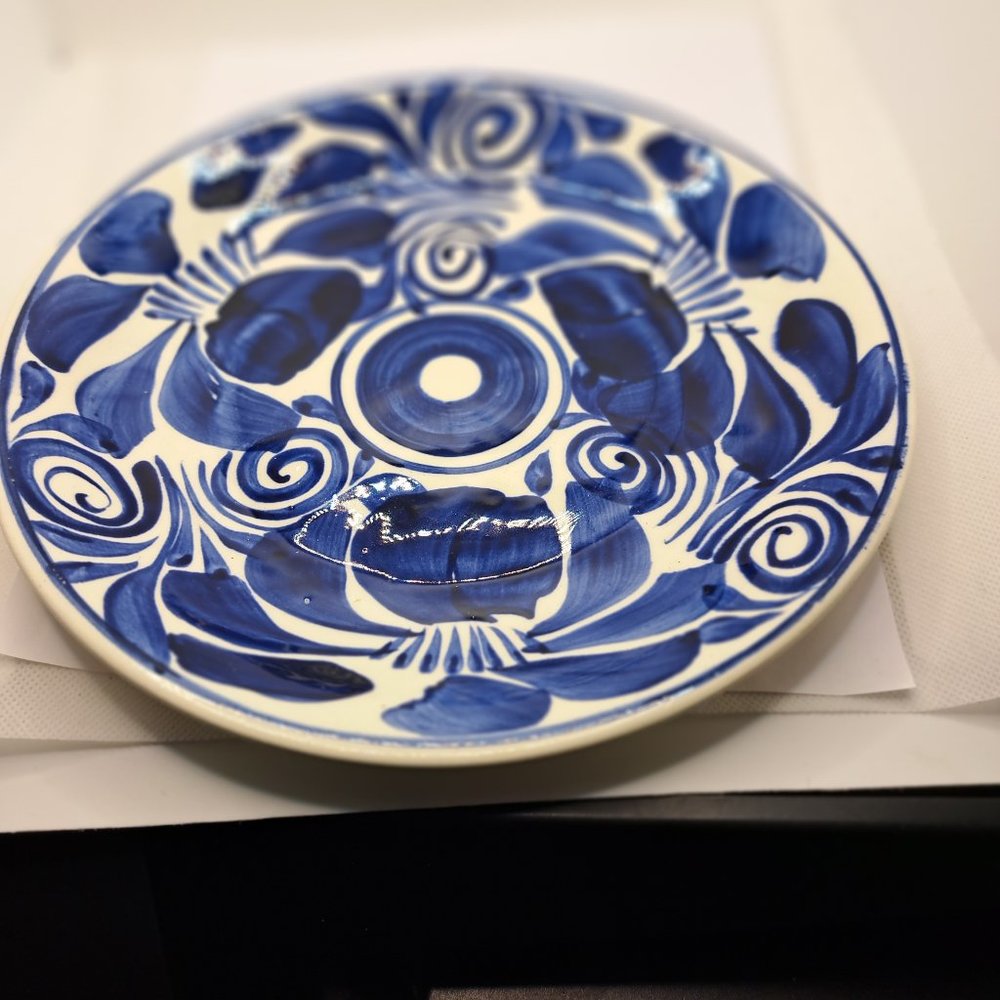 Vintage blue dish